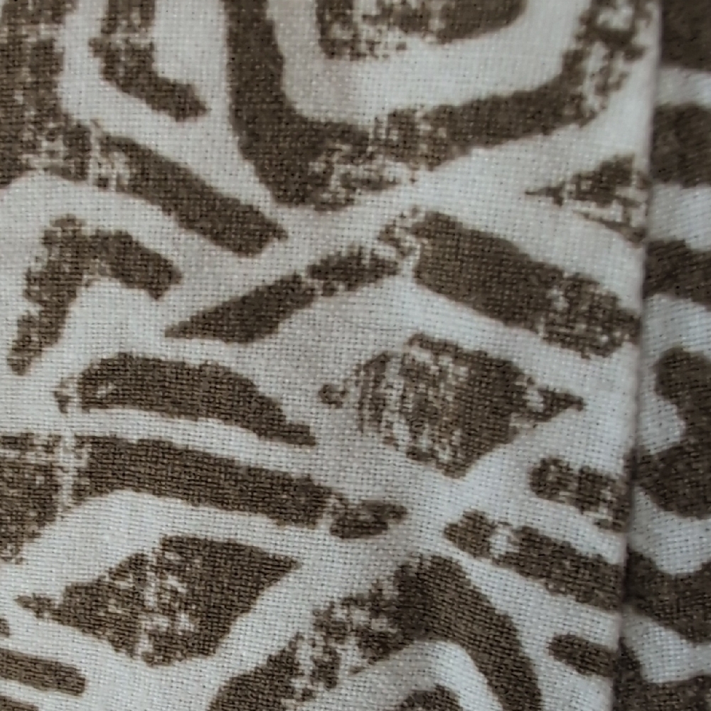 Ruby Rd. White and Gray Patterned Pants - Picture 7 of 7